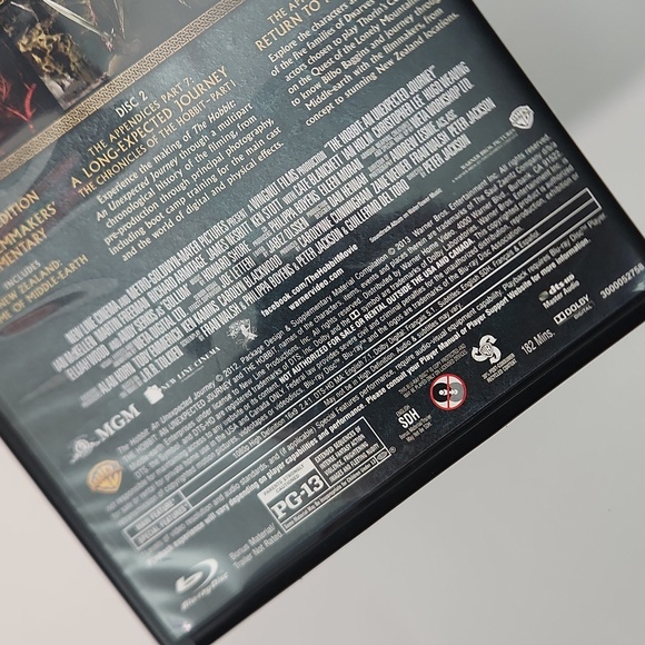 EXTENDED EDITION THE HOBBIT: AN UNEXPECTED JOURNEY 3 Blu Ray set MINT CONDITION - Picture 9 of 15